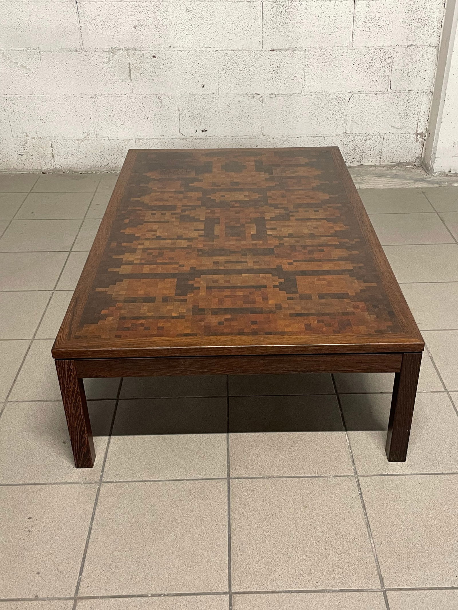 Danish Coffee Table by Tranekær Furniture, 1970s - 4
