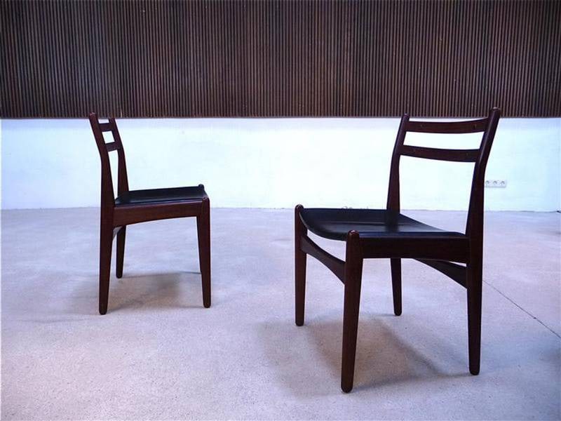 Teak Dining Chairs from Frem Røjle, Set of 6 - 4