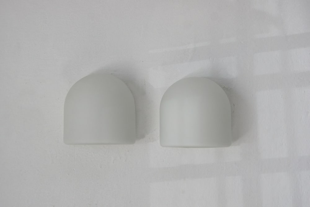 Opaline Wall Lamps by Staff Leuchten, Set of 2 - 2