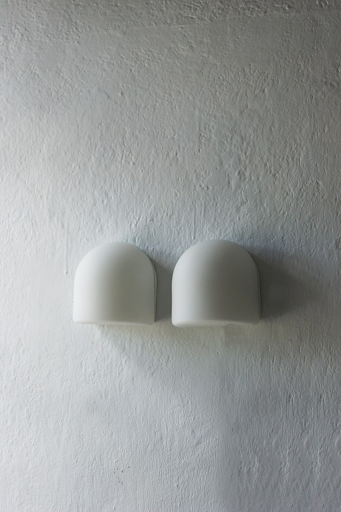 Opaline Wall Lamps by Staff Leuchten, Set of 2 - 3