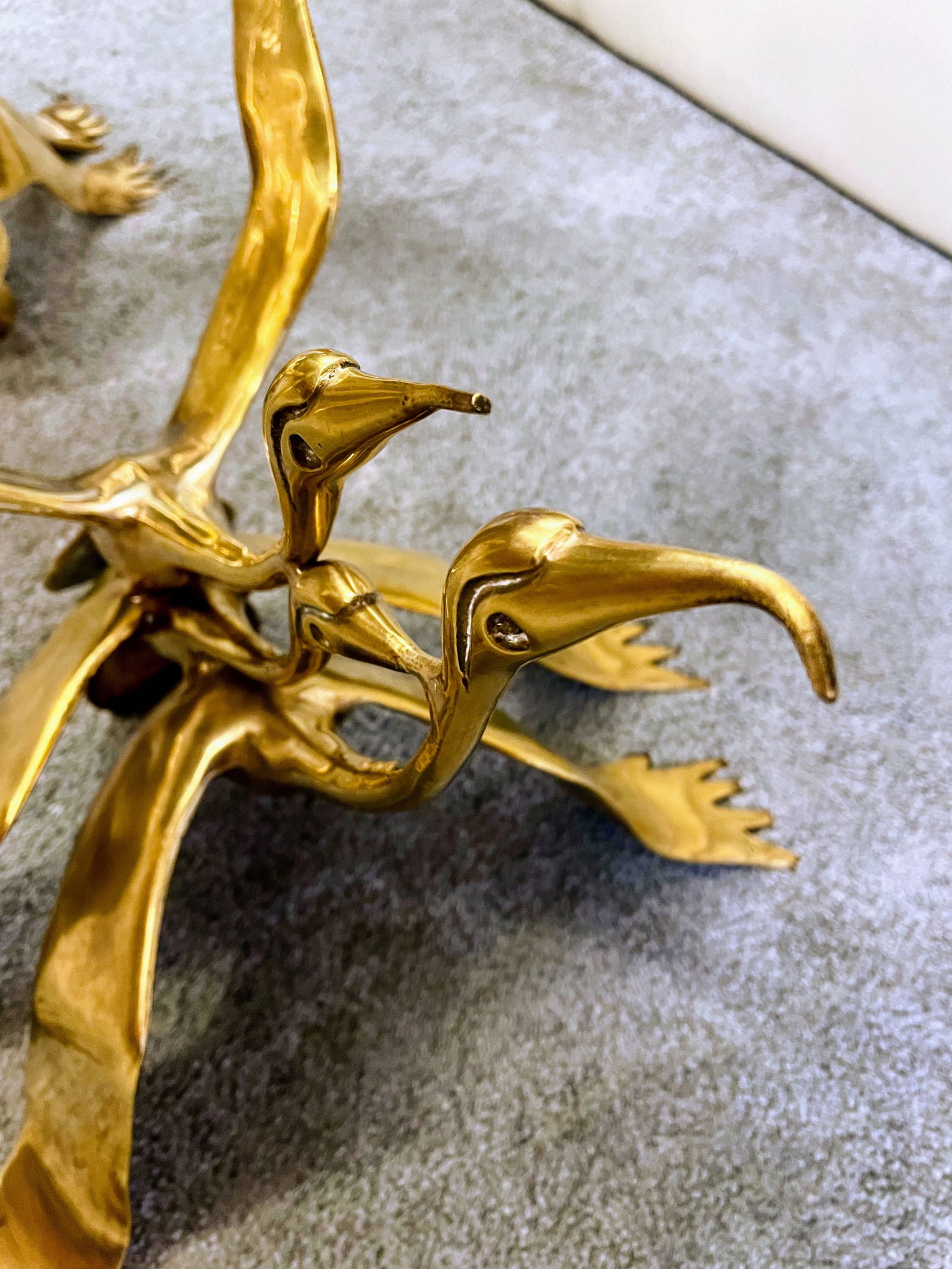 Flying Cranes Sculptures by Willy Daro, Set of 2 - 10