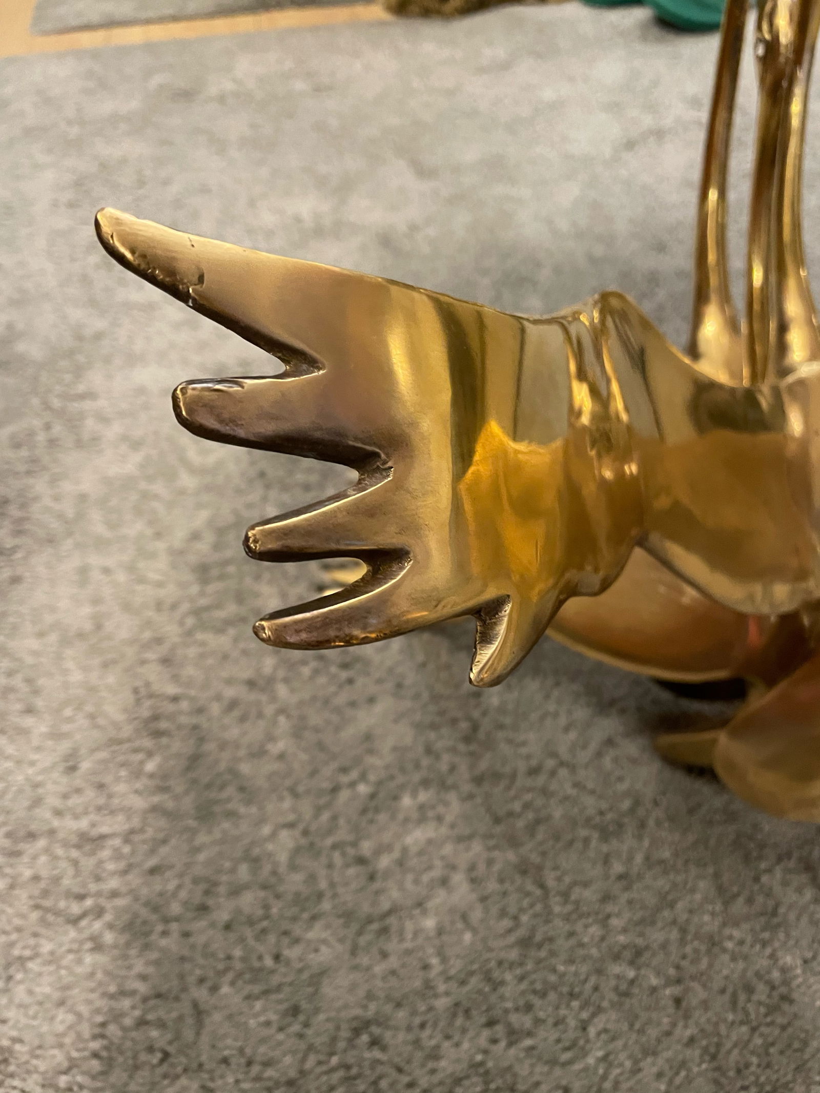 Flying Cranes Sculptures by Willy Daro, Set of 2 - 11