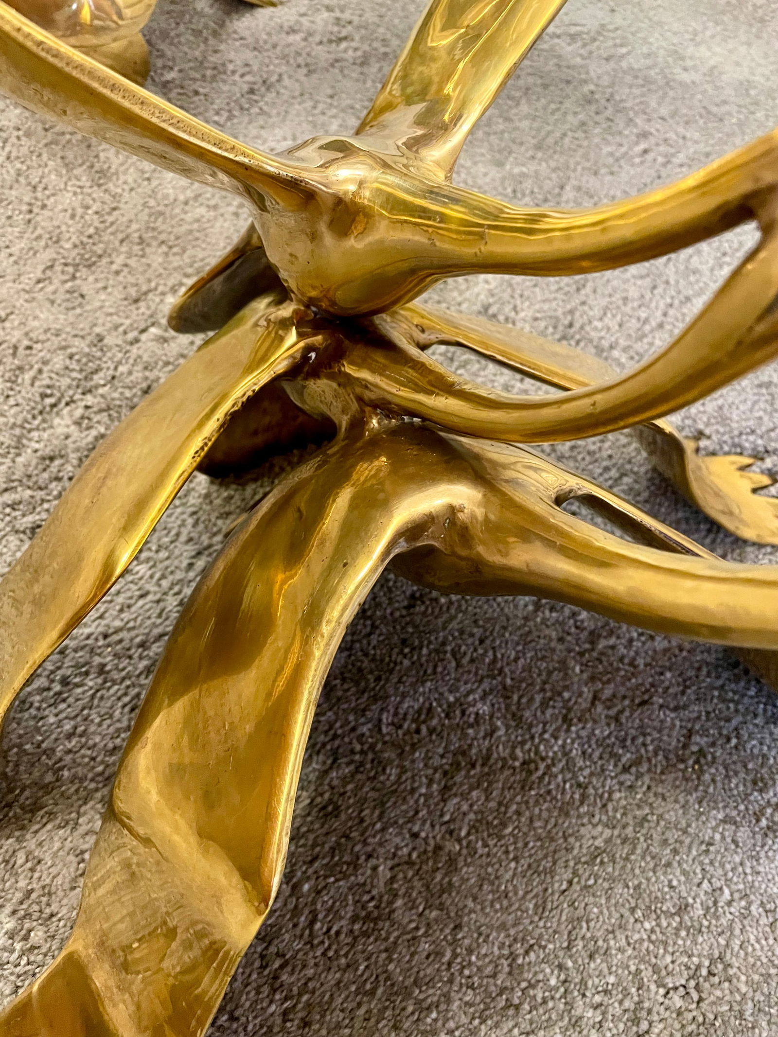 Flying Cranes Sculptures by Willy Daro, Set of 2 - 12