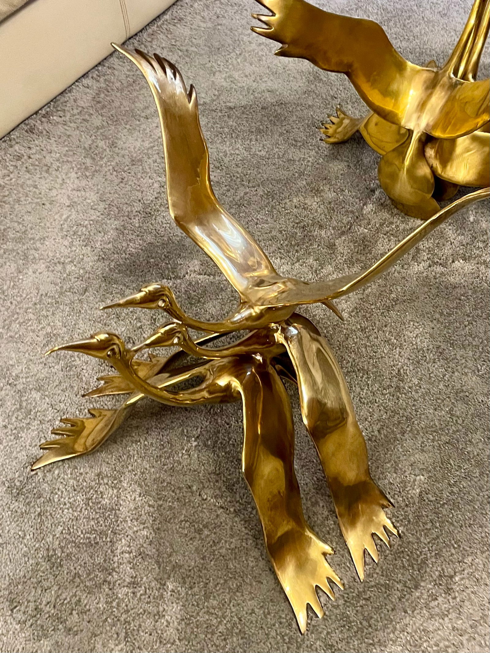 Flying Cranes Sculptures by Willy Daro, Set of 2 - 14