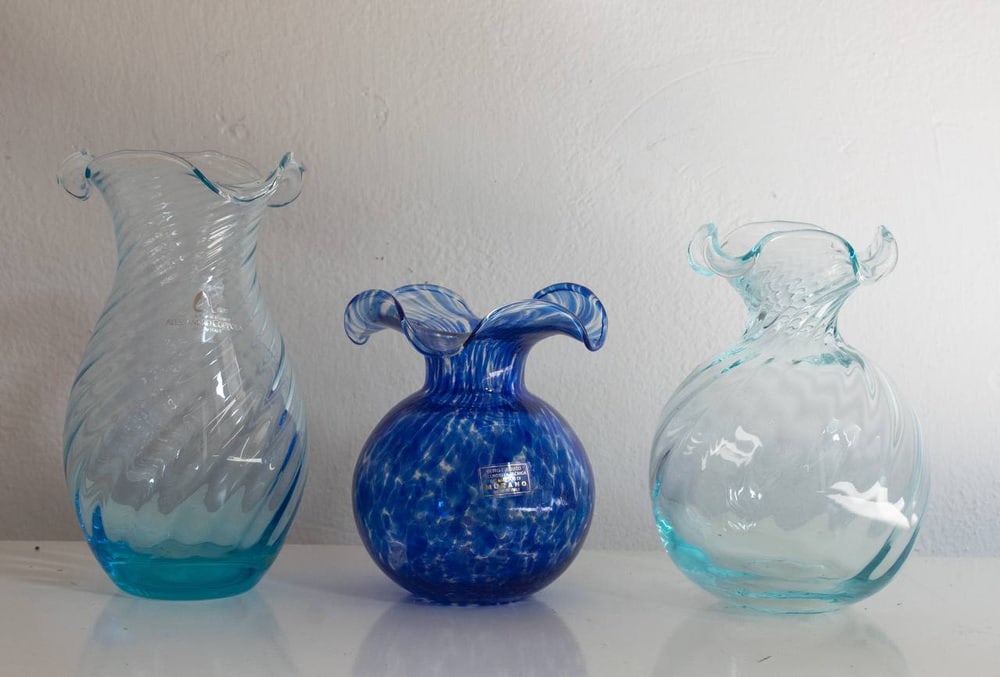Murano Glass Vases by Mariana Iskra, Set of 3 - 2