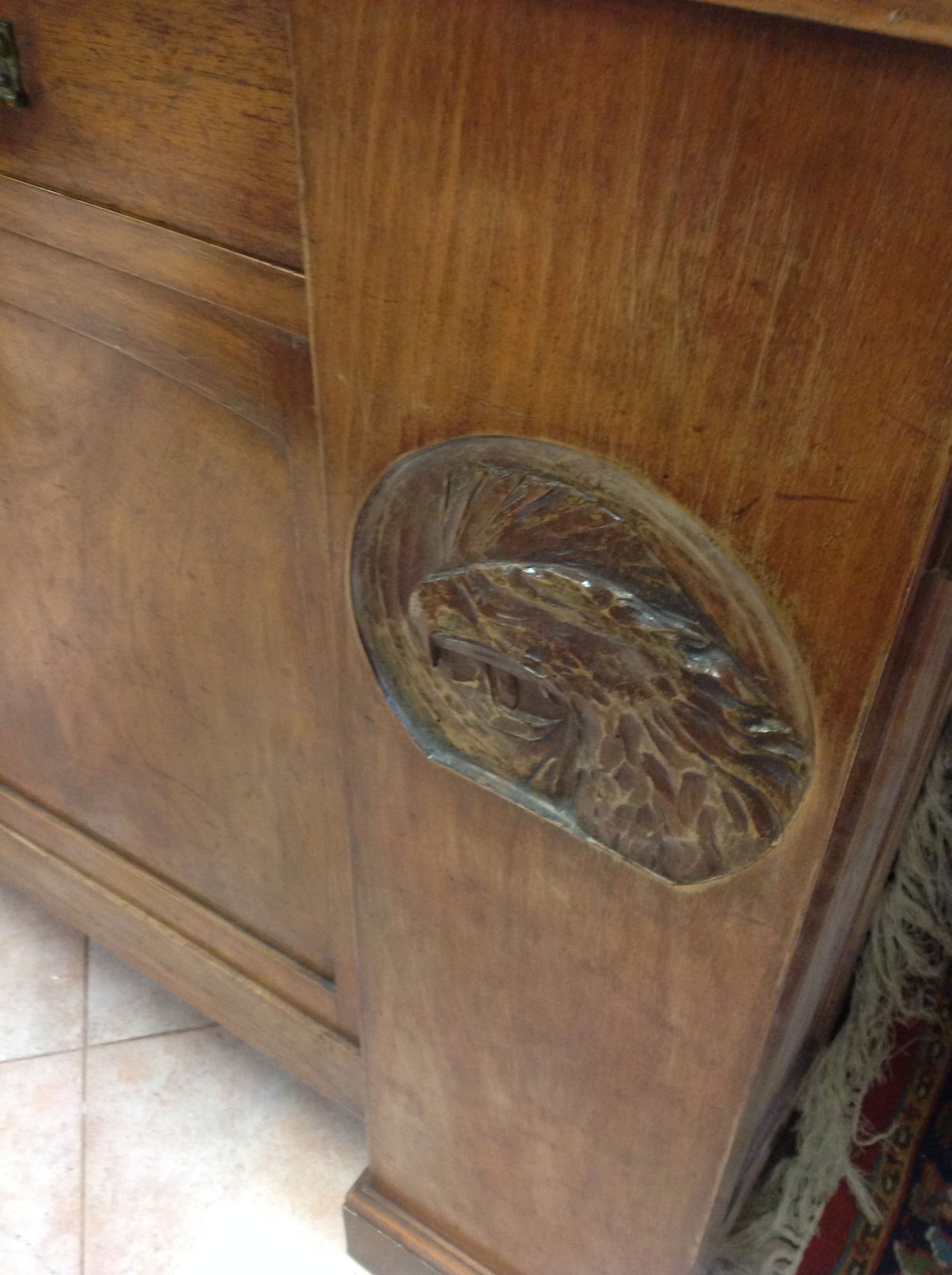 Vintage Walnut Sideboard, 1940s - 11