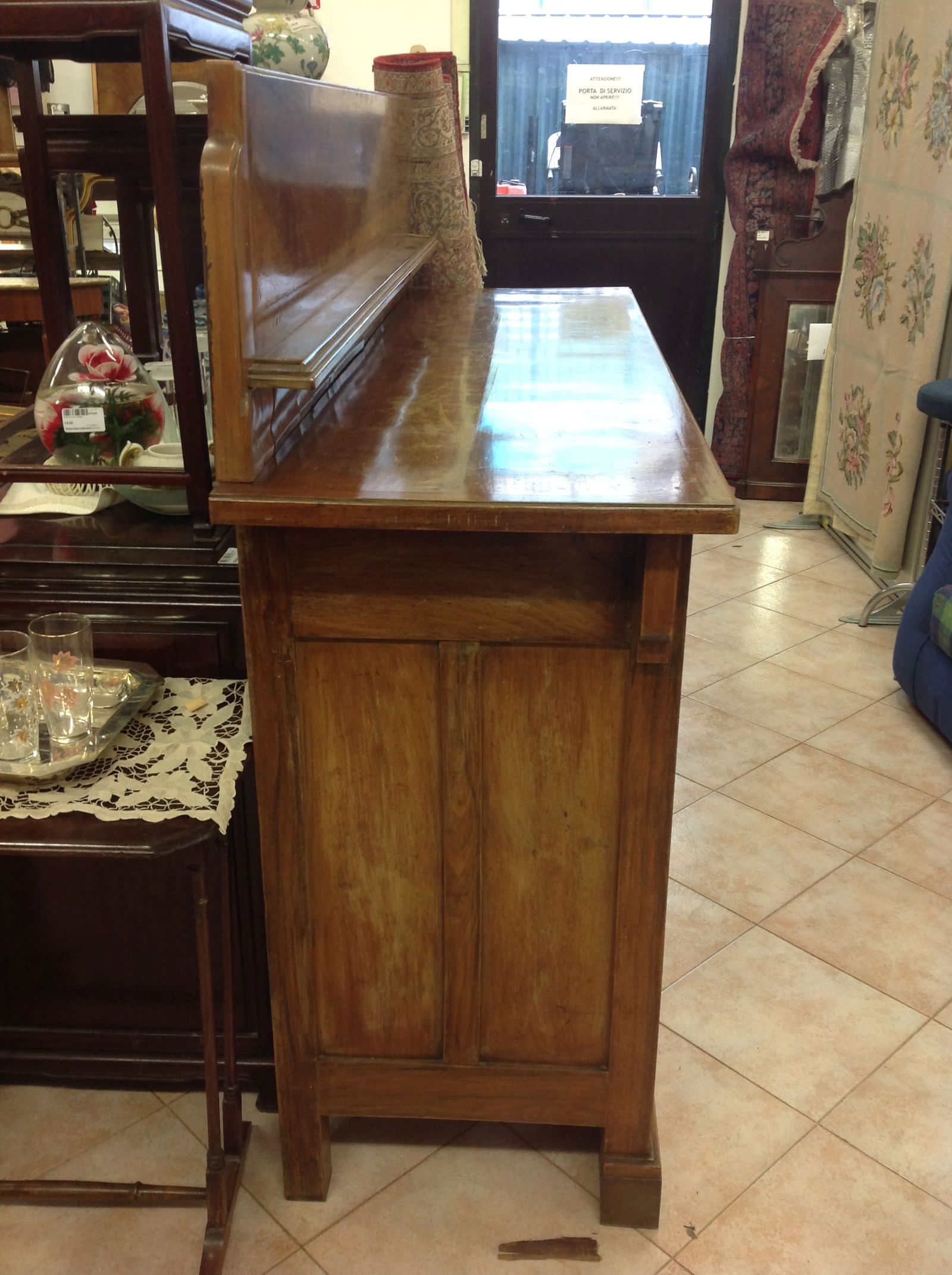 Vintage Walnut Sideboard, 1940s - 17