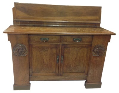 Vintage Walnut Sideboard, 1940s (1 of 20)