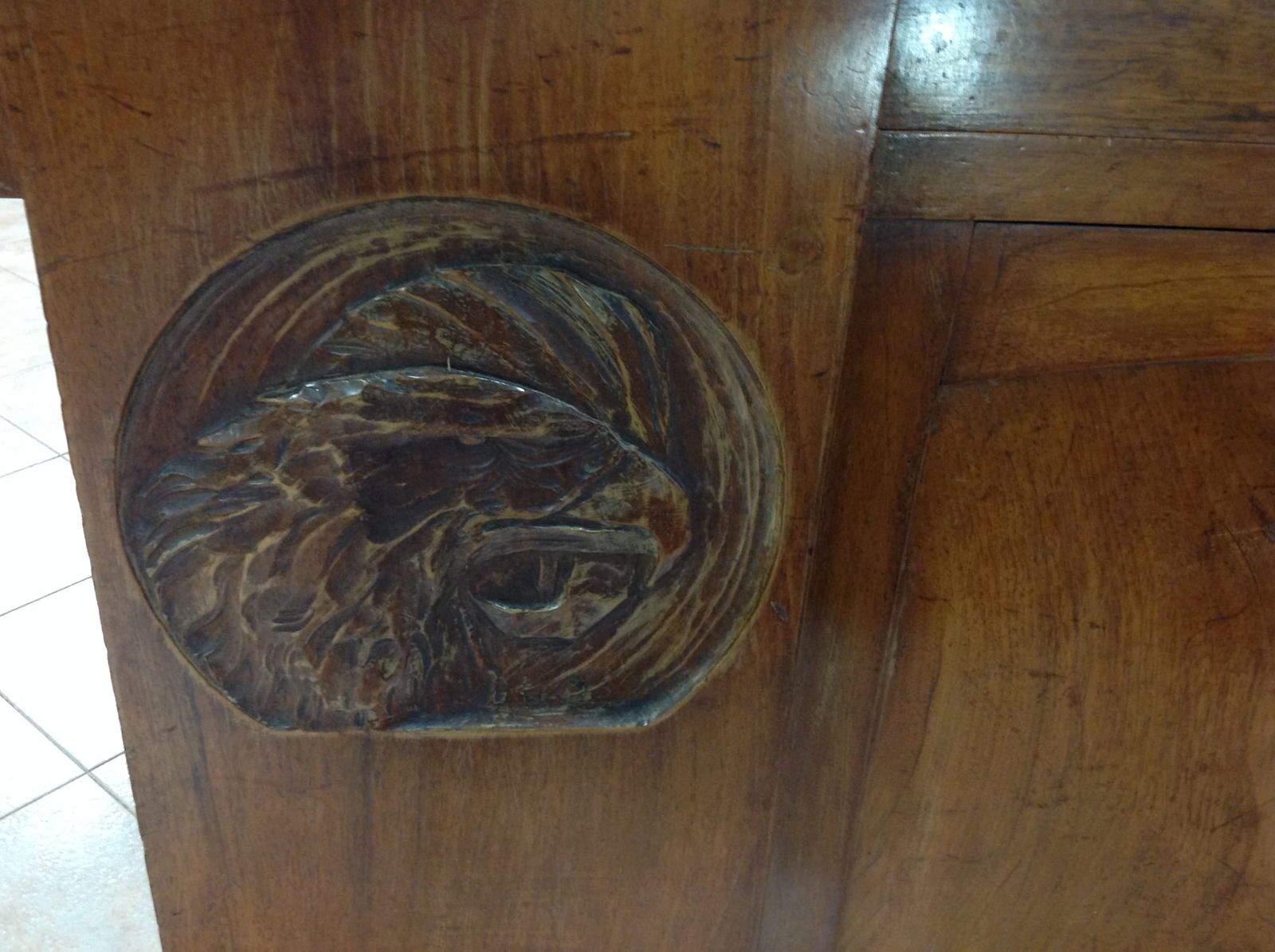 Vintage Walnut Sideboard, 1940s - 20
