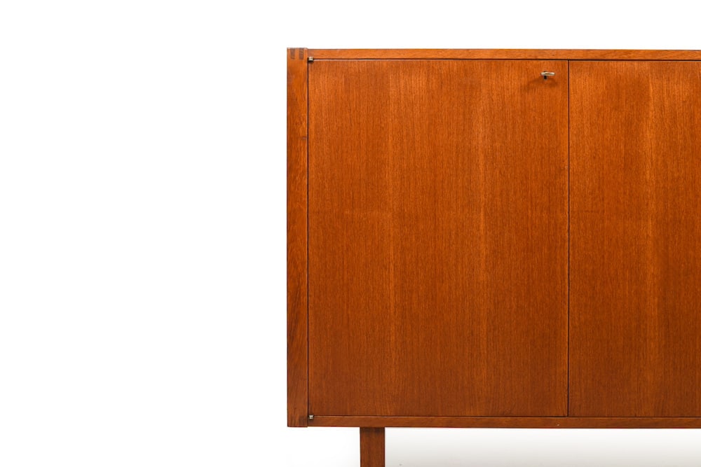 Minimalist Danish Sideboard in Teak, 1960 - 12