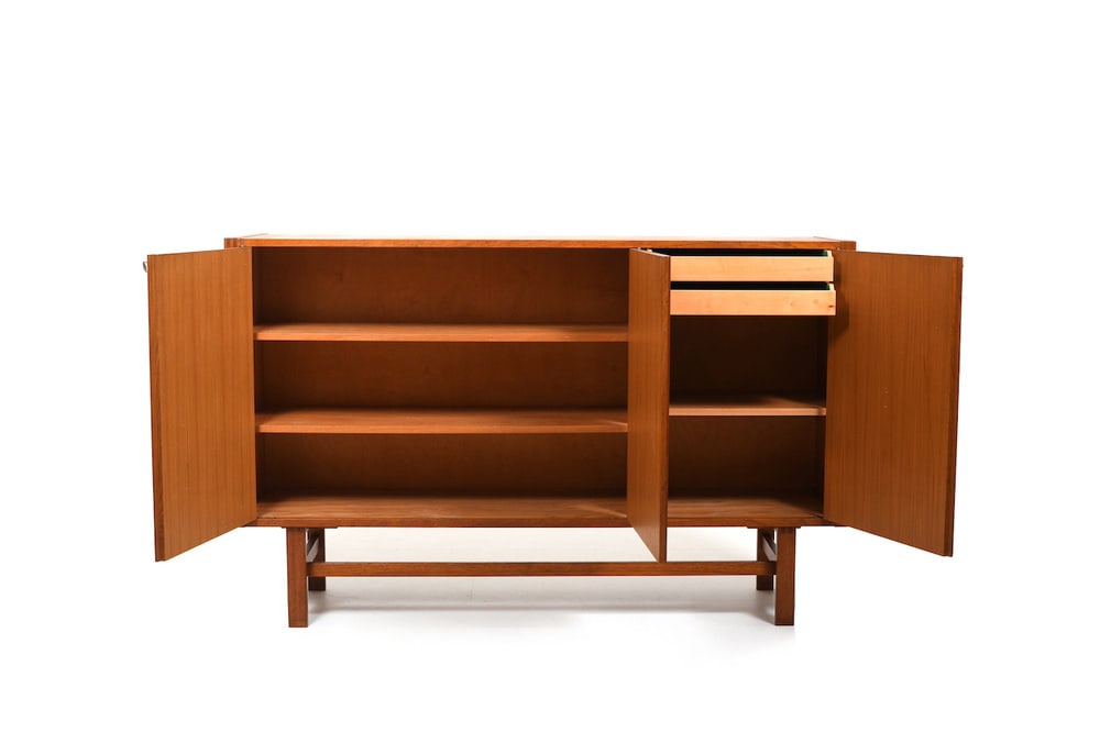 Minimalist Danish Sideboard in Teak, 1960 - 4