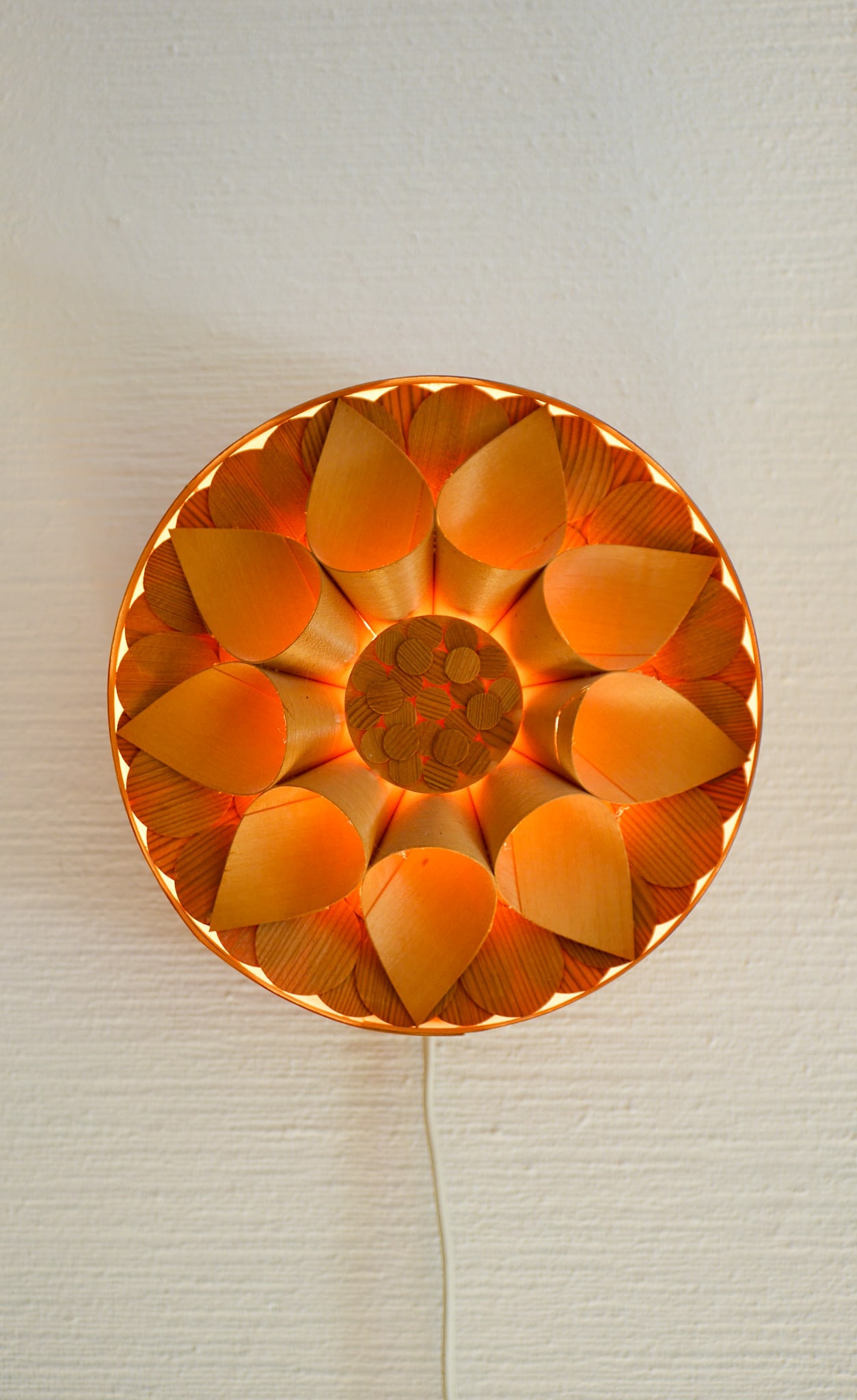 Swedish Handmade Wooden Sconces, Set of 2 - 11