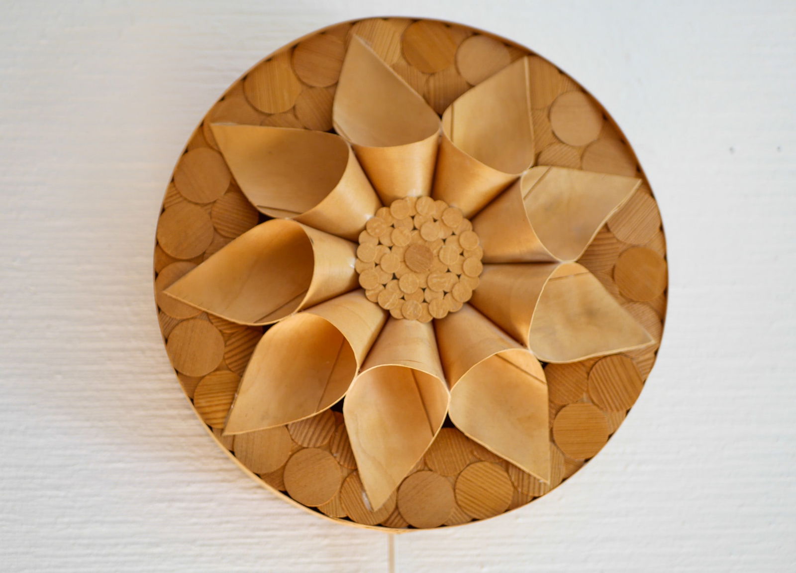 Swedish Handmade Wooden Sconces, Set of 2 - 7