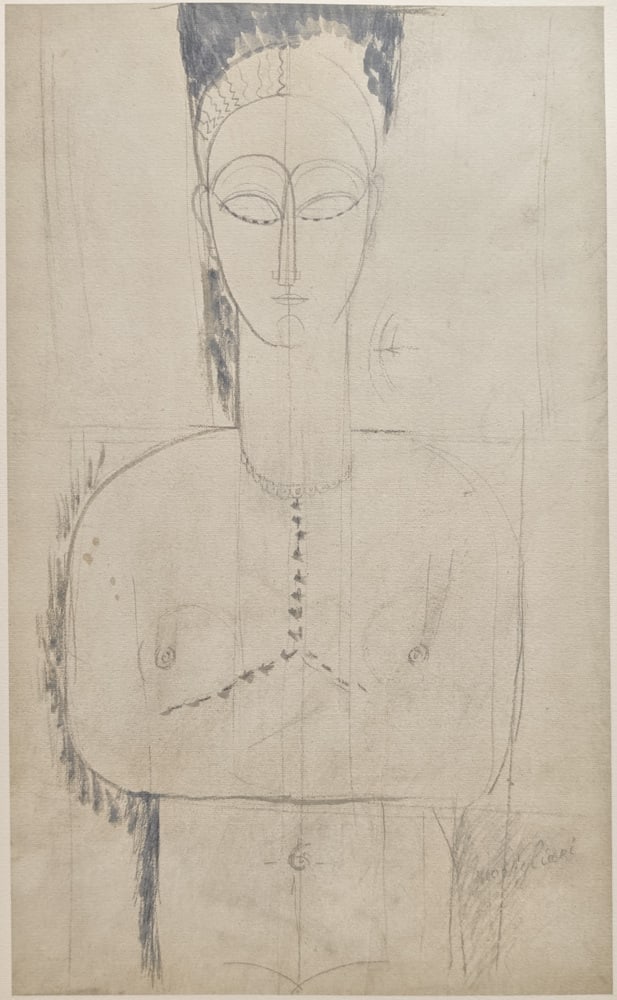 A. Modigliani, Cariatide/Caryatid, Lithograph - 13