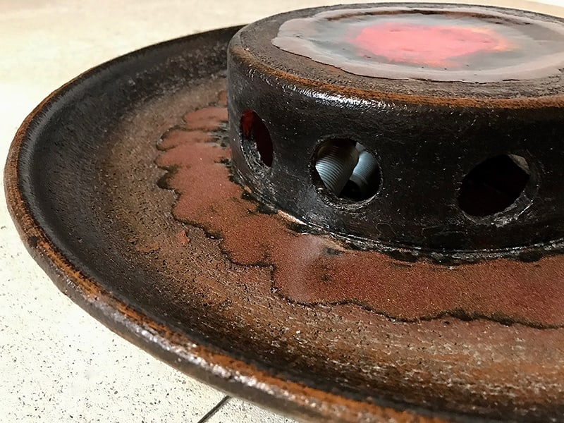 Large Scandinavian Ceramic Wall Lights, 1960s, Set of 2 - 20