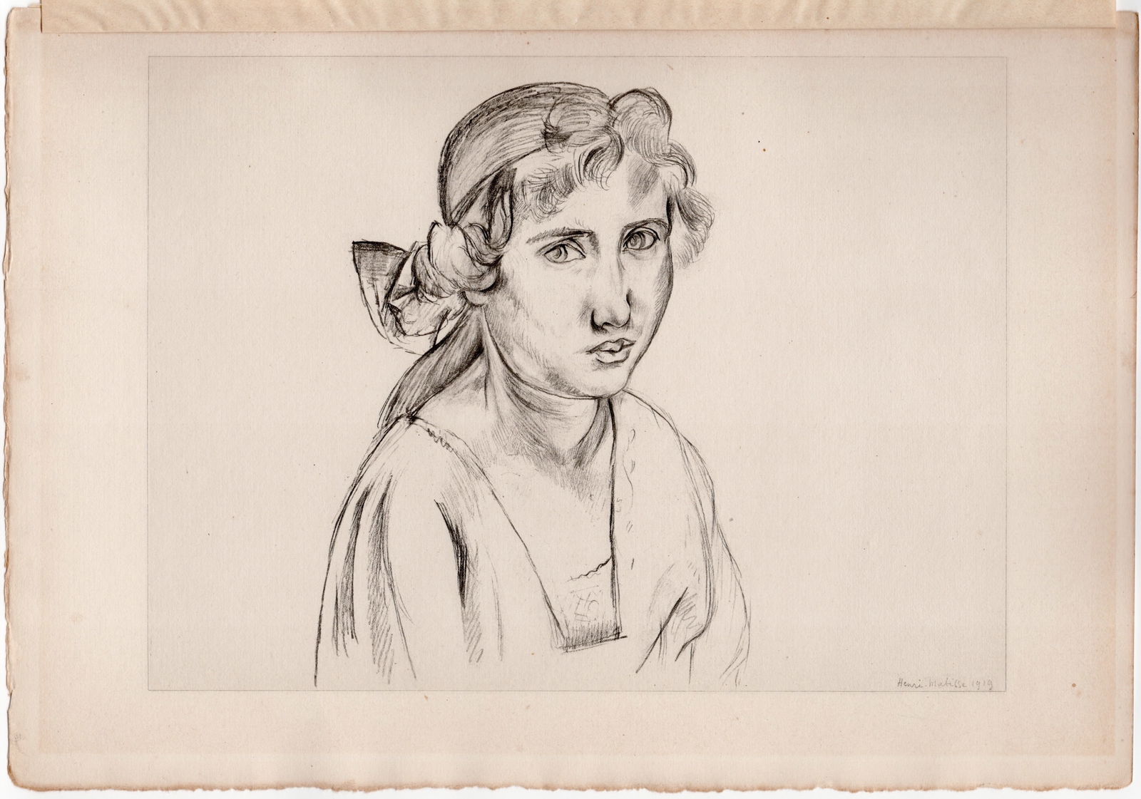 Henri Matisse, Portrait of a Lady, 1920, Paper - 5