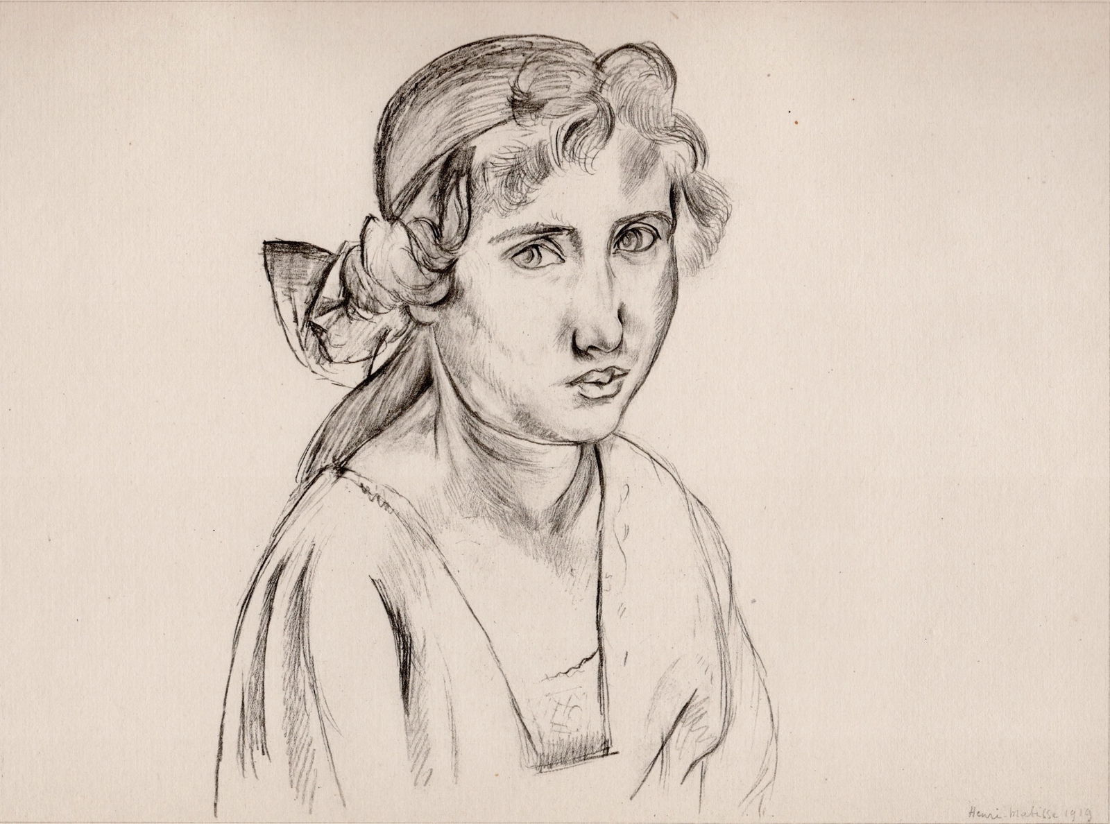 Henri Matisse, Portrait of a Lady, 1920, Paper - 7