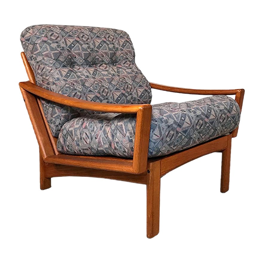Danish Teak Easy Chair from Glostrup, 1960s (1 of 12)