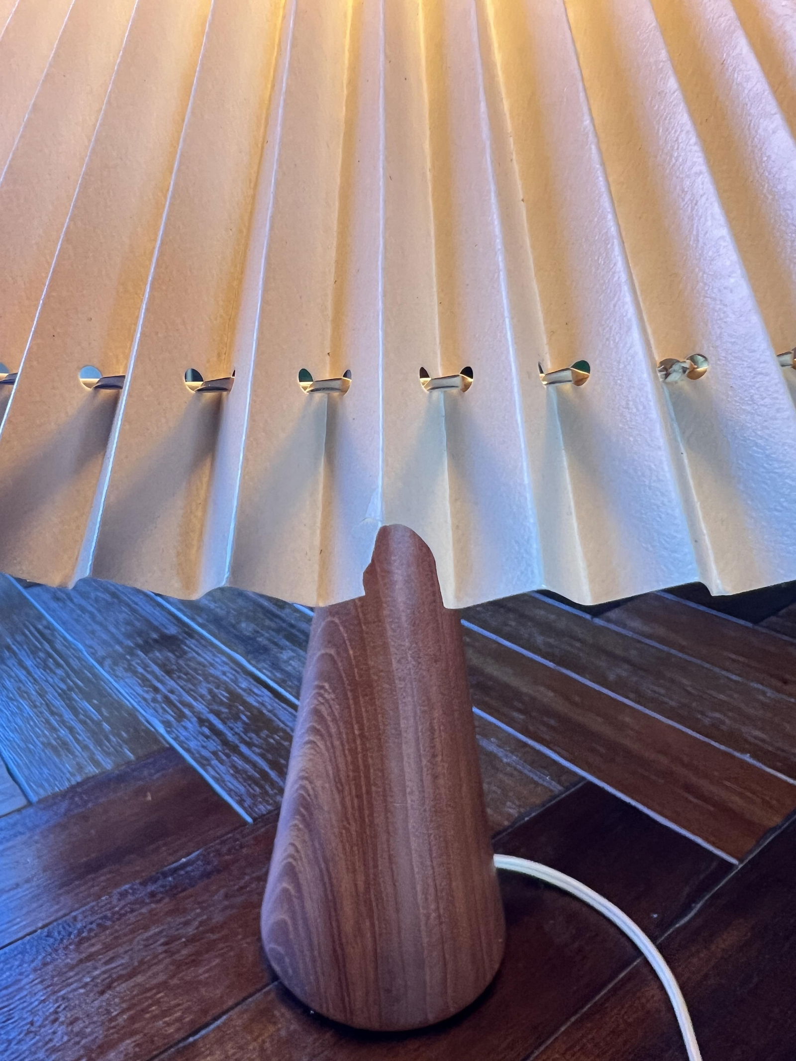 Teak Base Table Lamp from Nordiska Kompaniet, 1960 - 10