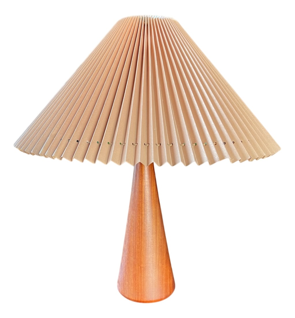 Teak Base Table Lamp from Nordiska Kompaniet, 1960 (1 of 10)