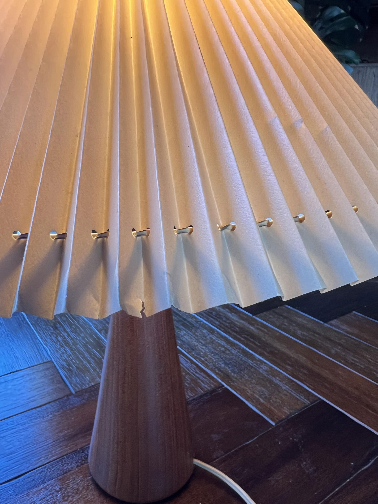 Teak Base Table Lamp from Nordiska Kompaniet, 1960 - 8