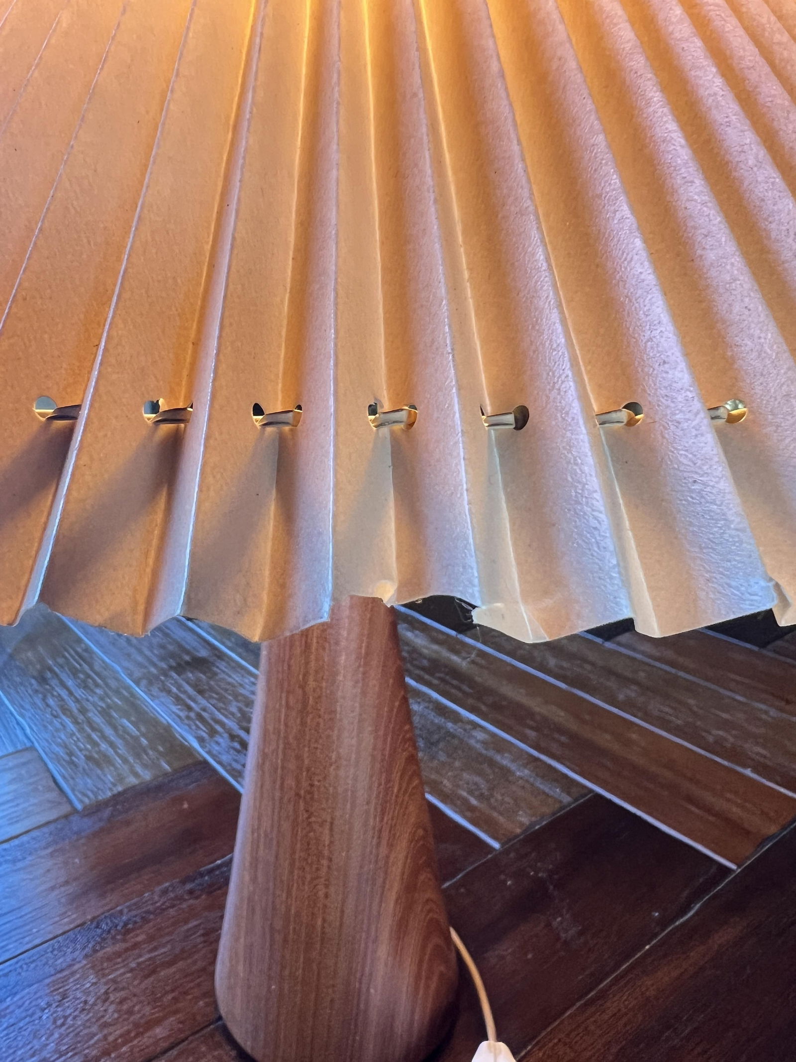 Teak Base Table Lamp from Nordiska Kompaniet, 1960 - 9