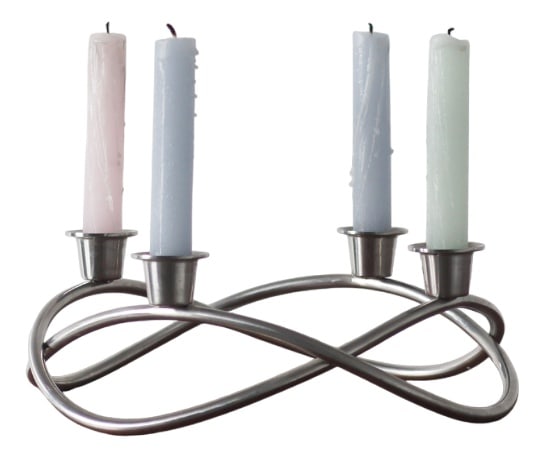 Candleholder by Maria Berntsen for Georg Jensen: A candleholder season with a modern and decorative expression Which represents the simplicity of Danish design.This was designer Maria Berntsen's vision when she created the candleholder for Georg Jen