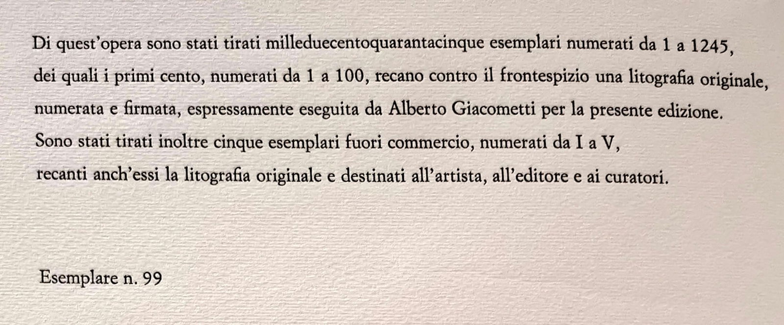 A. Giacometti, Vaso con Pianta, 1963, Lithograph - 8