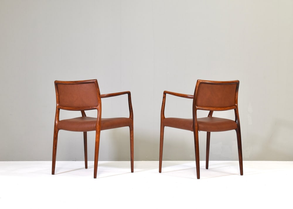 Set of Model 65 Dining Chairs for J.L. Møllers - 3