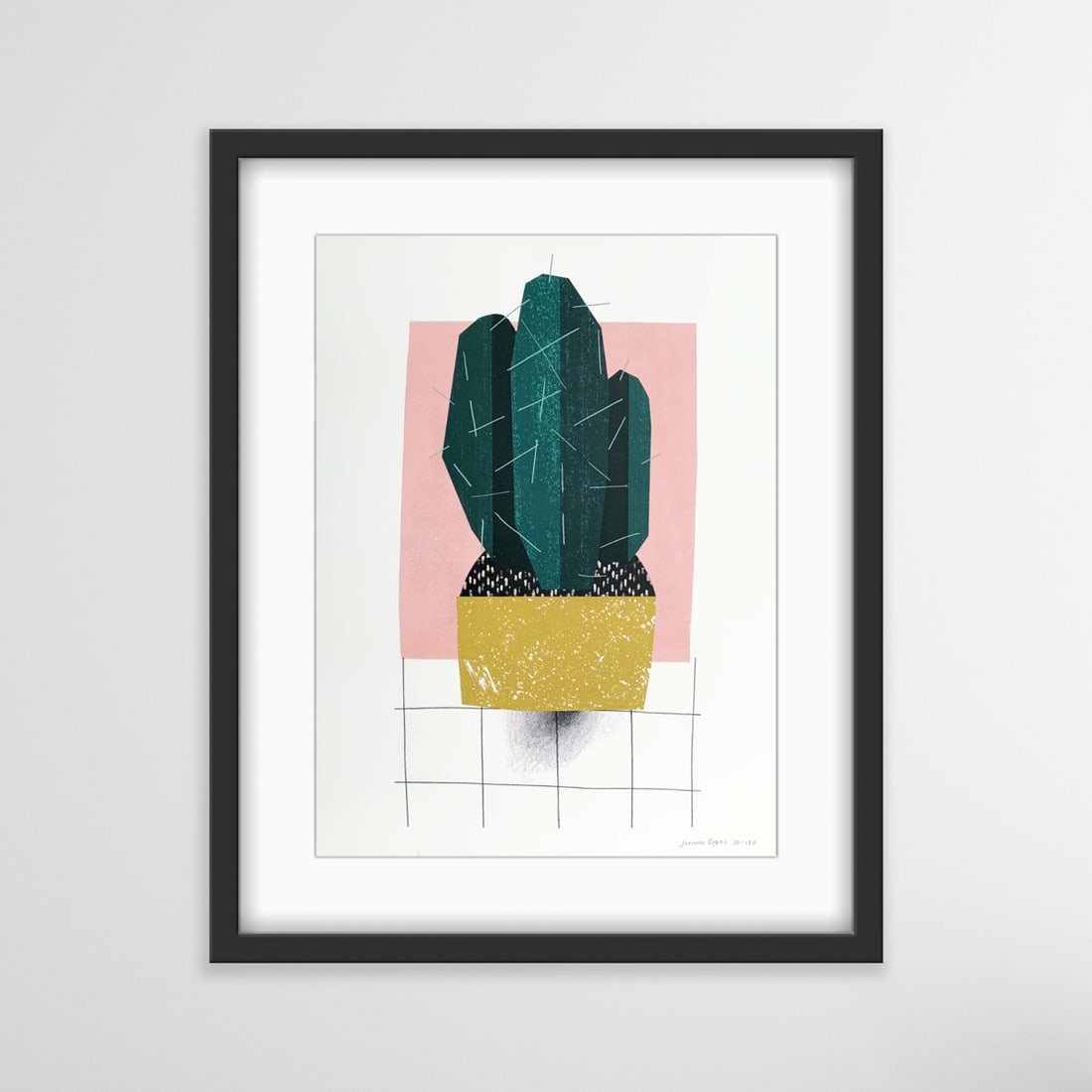 Joanna Gebal, Cactus, 2019, Screen Print & Paper - 5