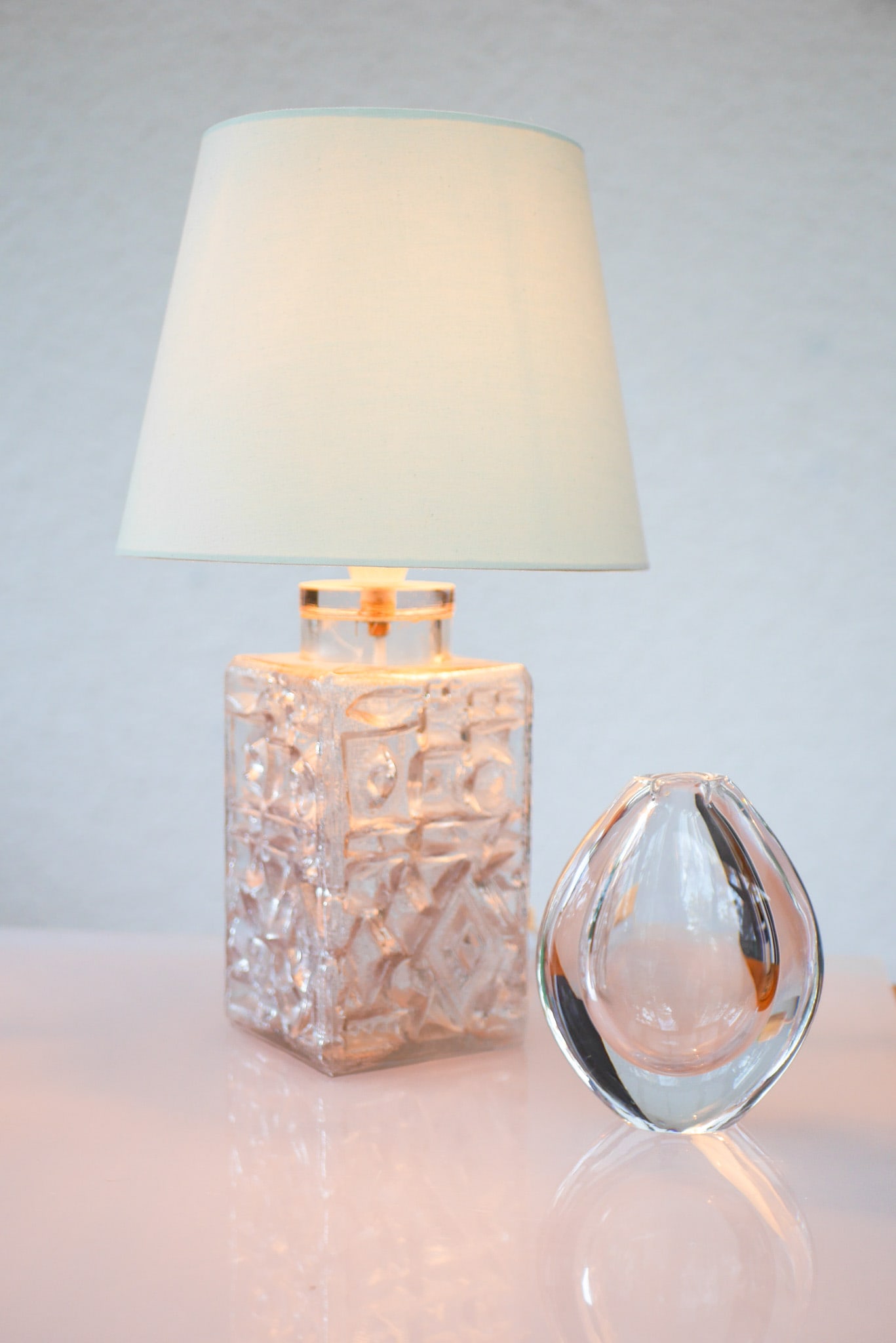 Scandiavian Glass Lamp by Henrik Blomqvist - 3