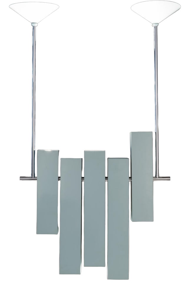 Lacquered Metal Prototype Chandelier from Lumi (1 of 10)