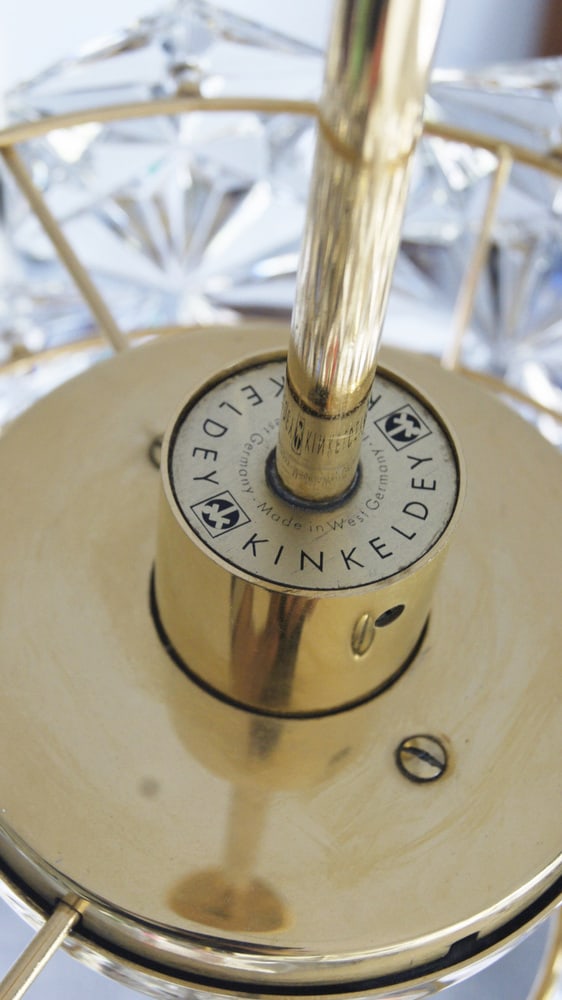 Chandelier Royal Kristall from Kinkeldey, 1960s - 8