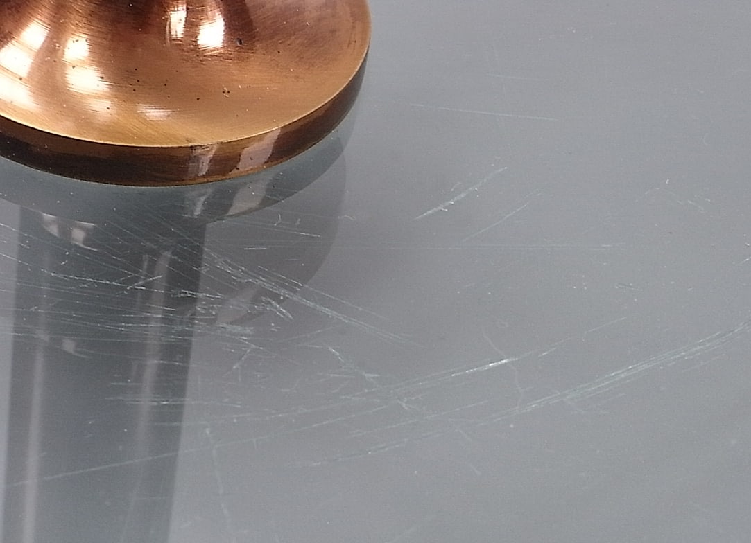 Glass & Brass Side Tables, 1960s, Set of 2 - 17