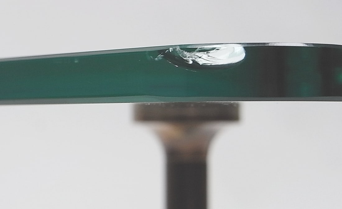 Glass & Brass Side Tables, 1960s, Set of 2 - 7