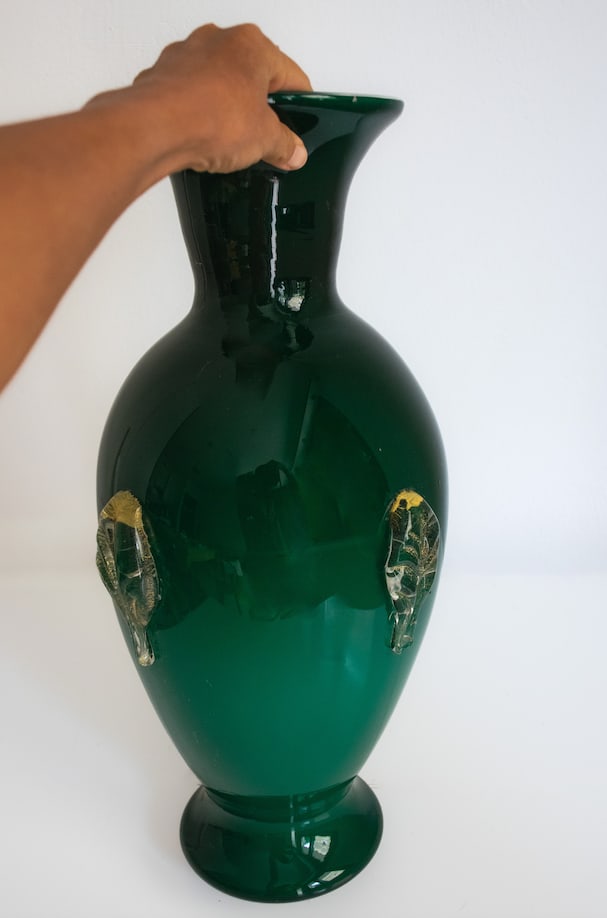 Vase in Murano Glass by Pino Signoretto, 1980s - 2