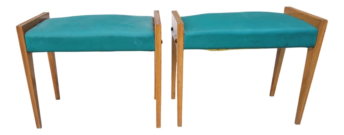 Stools in the style of Ico Parisi, 1950s, Set of 2 (1 of 9)