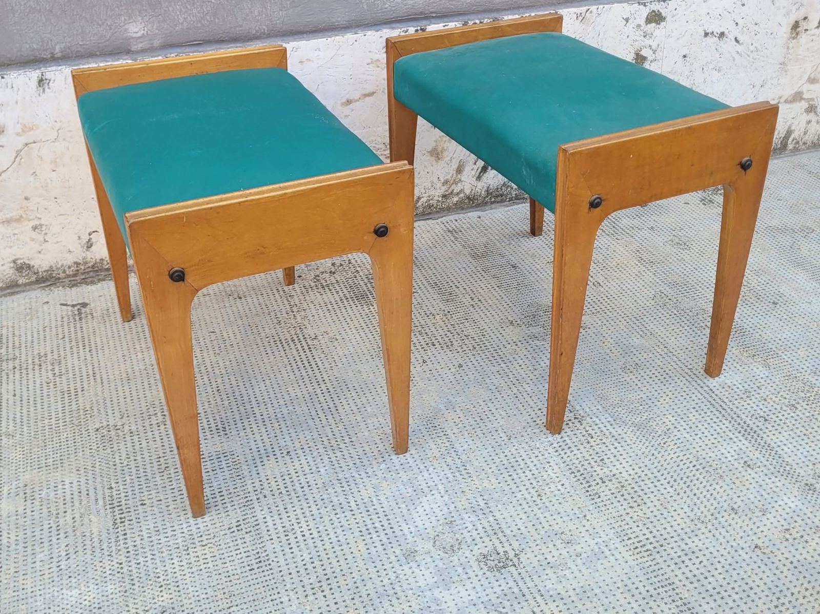 Stools in the style of Ico Parisi, 1950s, Set of 2 - 7