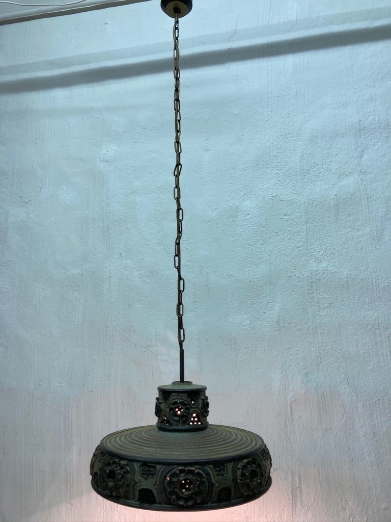 Studio Pendant Lamp by Jette Hellerøe, 1970s - 9