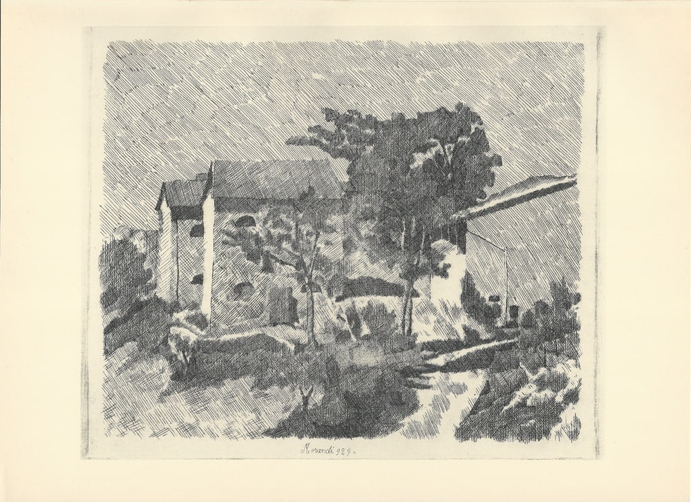 Morandi, The Three Houses of Campiaro in Grizzana (1 of 6)