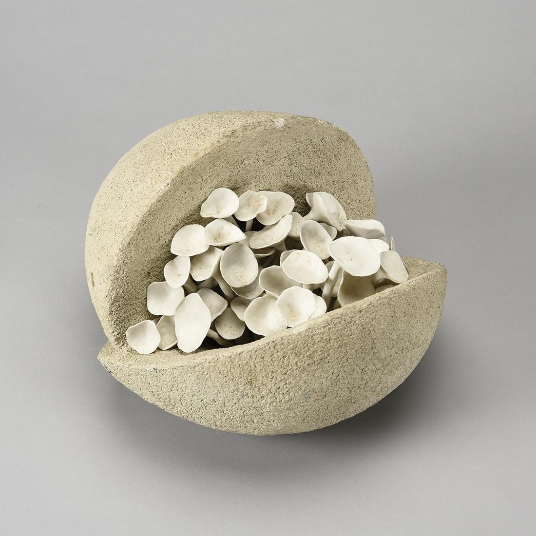 Stone and Porcelain Sculpture, France, 1970s - 9