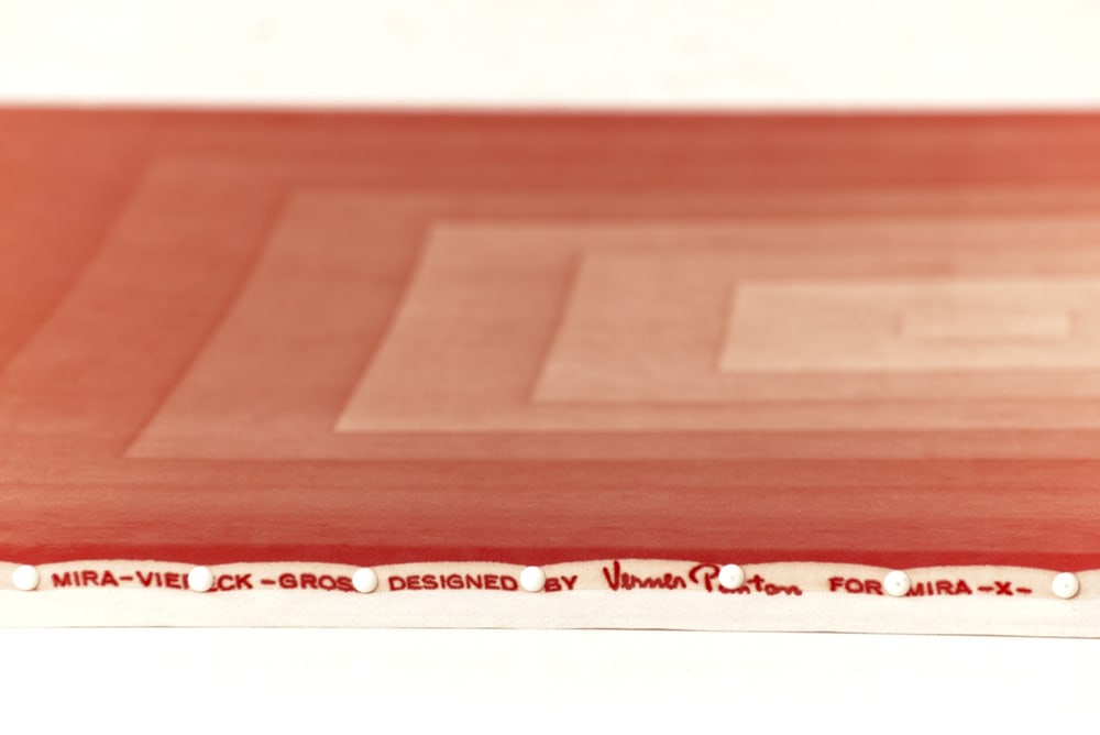 Large Square Cotton Velvet Wall Decor from Mira - 6