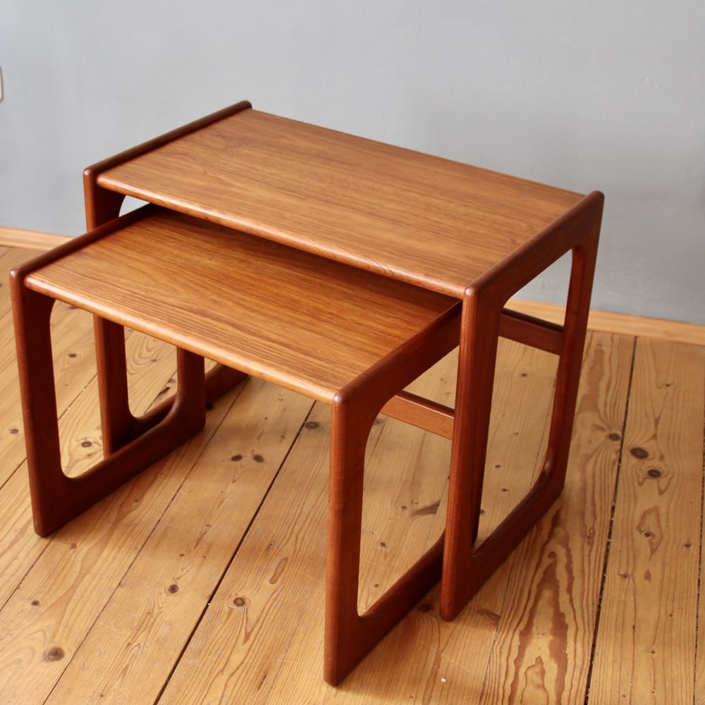 Nesting Tables from Salin Nyborg, 1960s, Set of 2 - 11