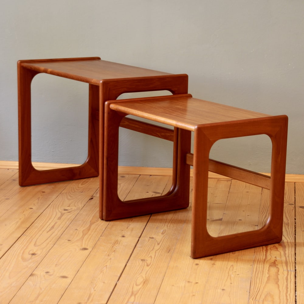 Nesting Tables from Salin Nyborg, 1960s, Set of 2 - 2