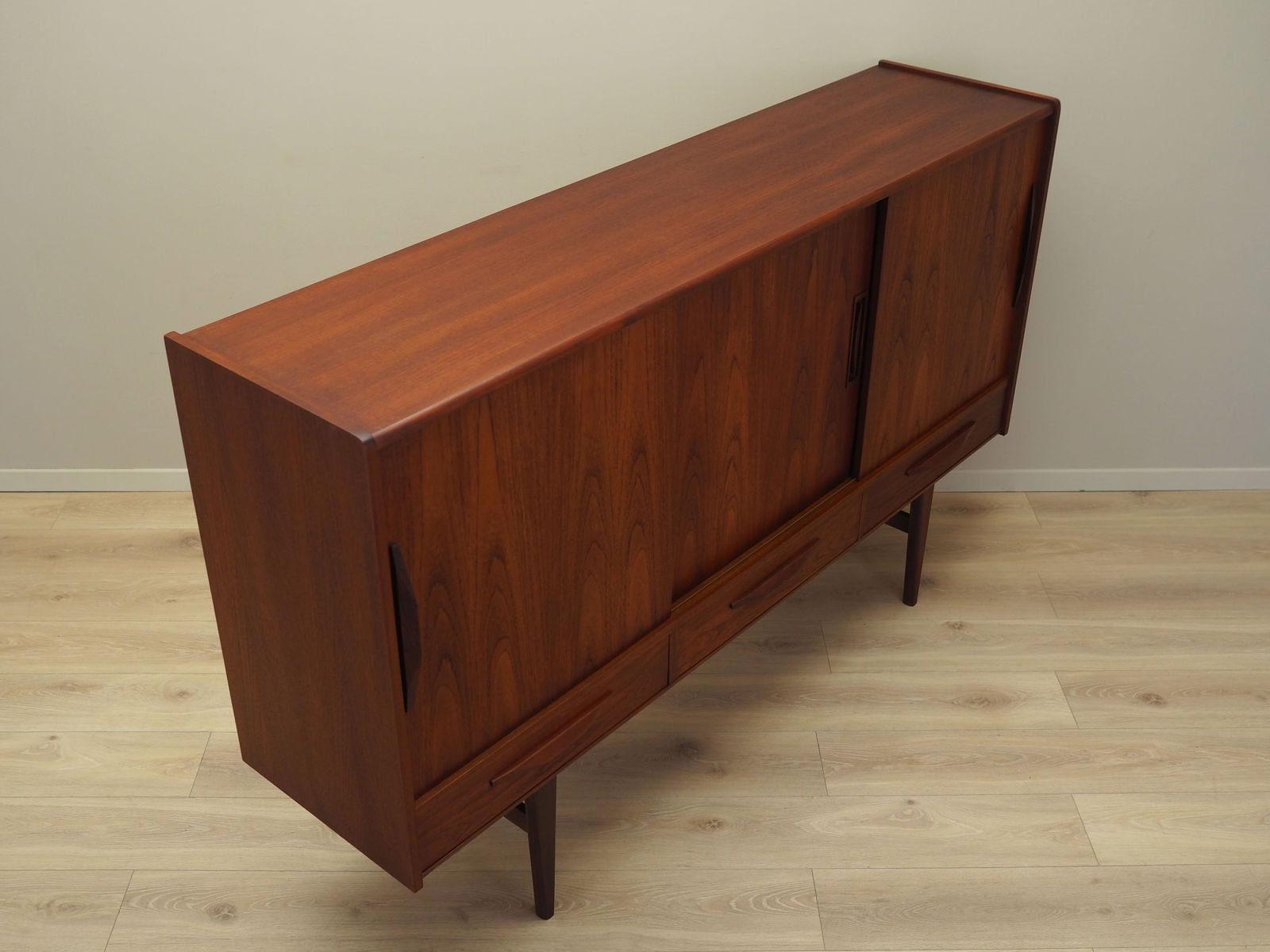 Danish Teak Highboard from ES Møbler, 1970s - 10