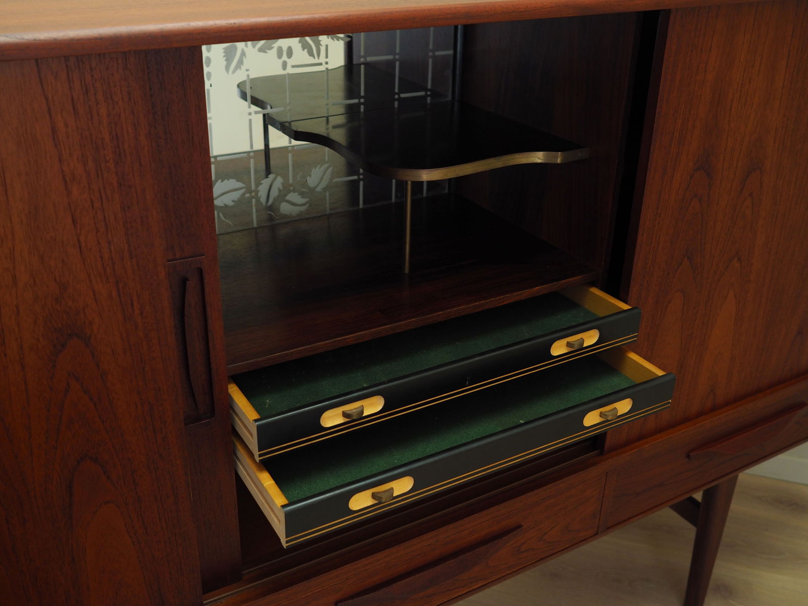 Danish Teak Highboard from ES Møbler, 1970s - 14