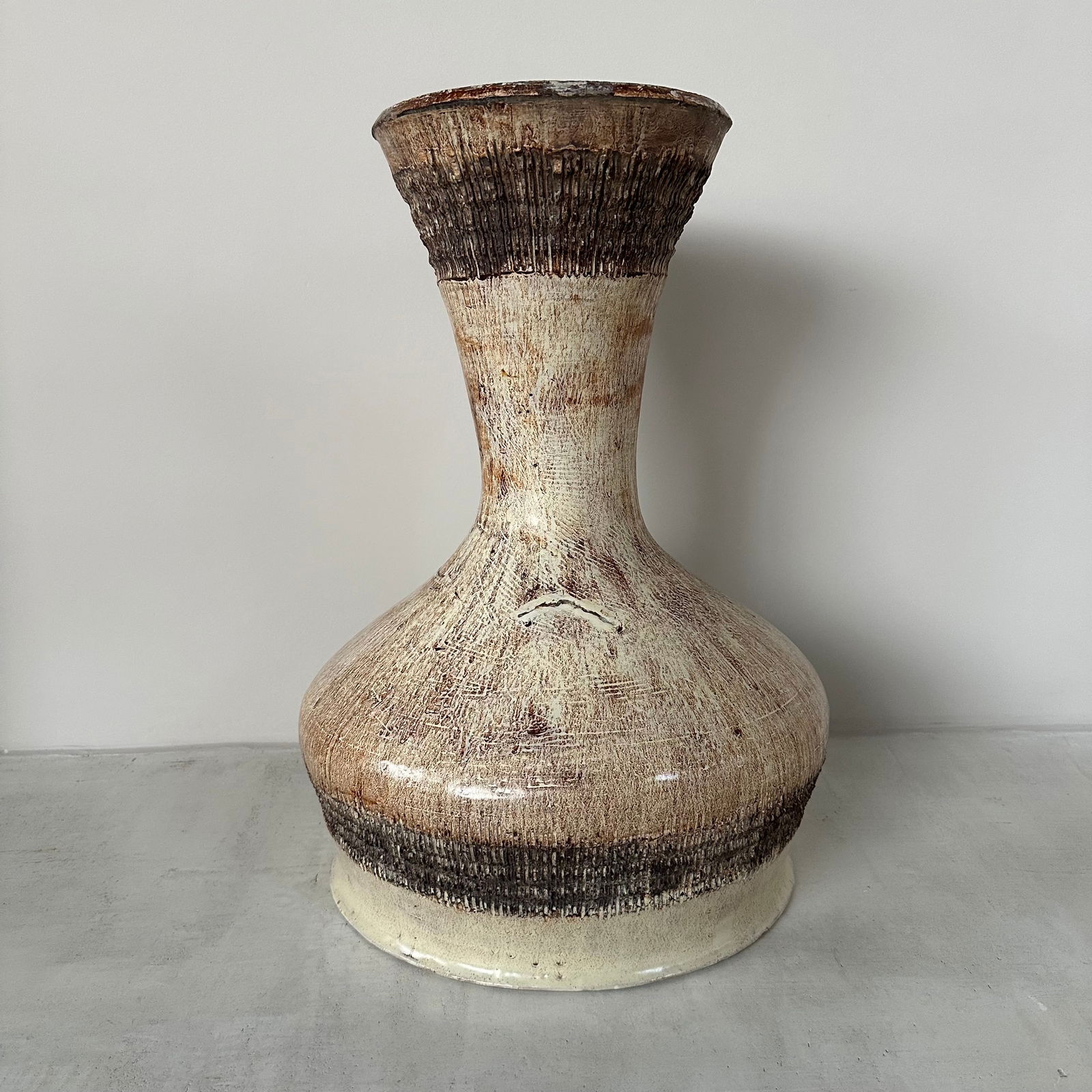 Vintage Ceramic Flowerpot by Magda Szemlér, 1970s - 5