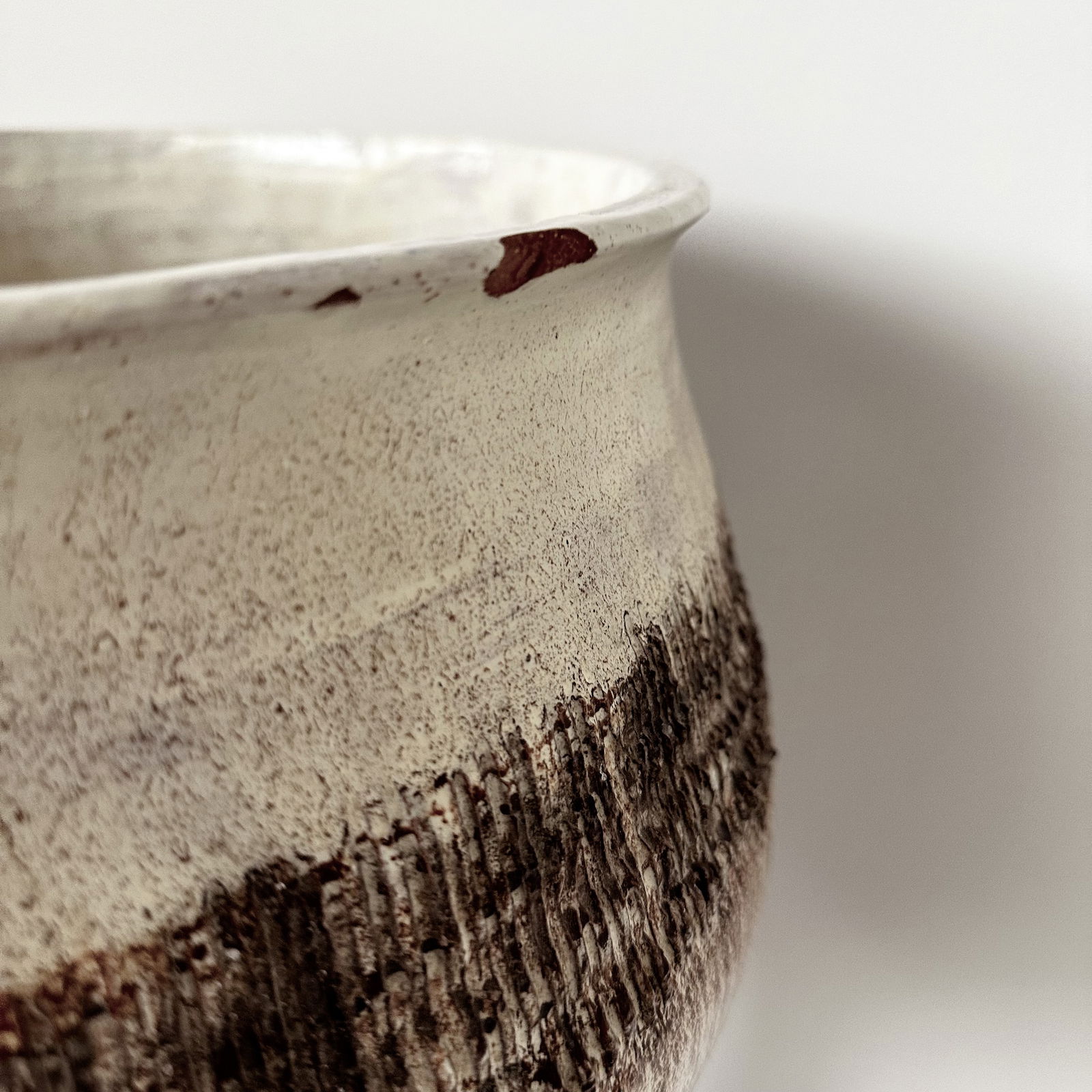 Vintage Ceramic Flowerpot by Magda Szemlér, 1970s - 7