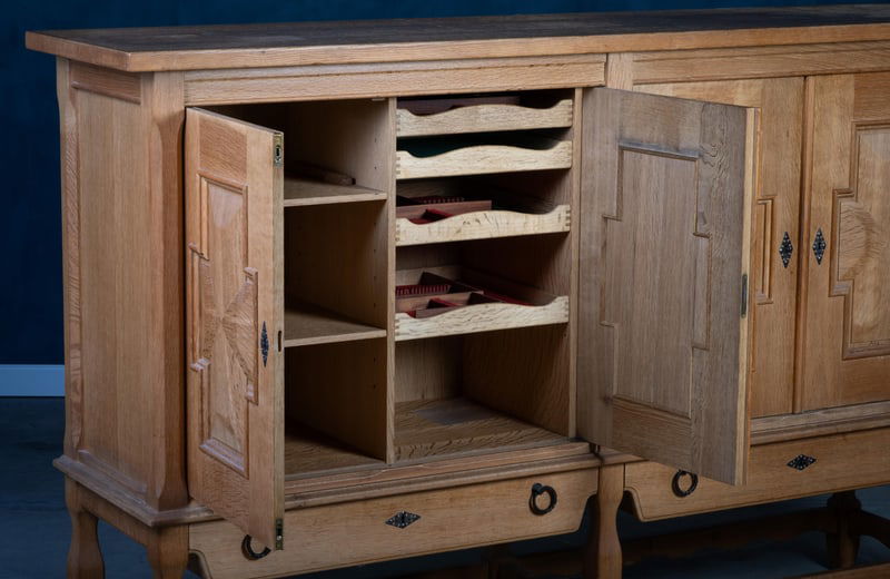 Oak Sideboard by Henning Kjærnulf for Eg Møbler - 4