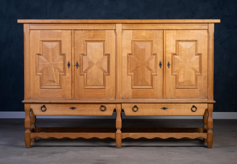 Oak Sideboard by Henning Kjærnulf for Eg Møbler - 6